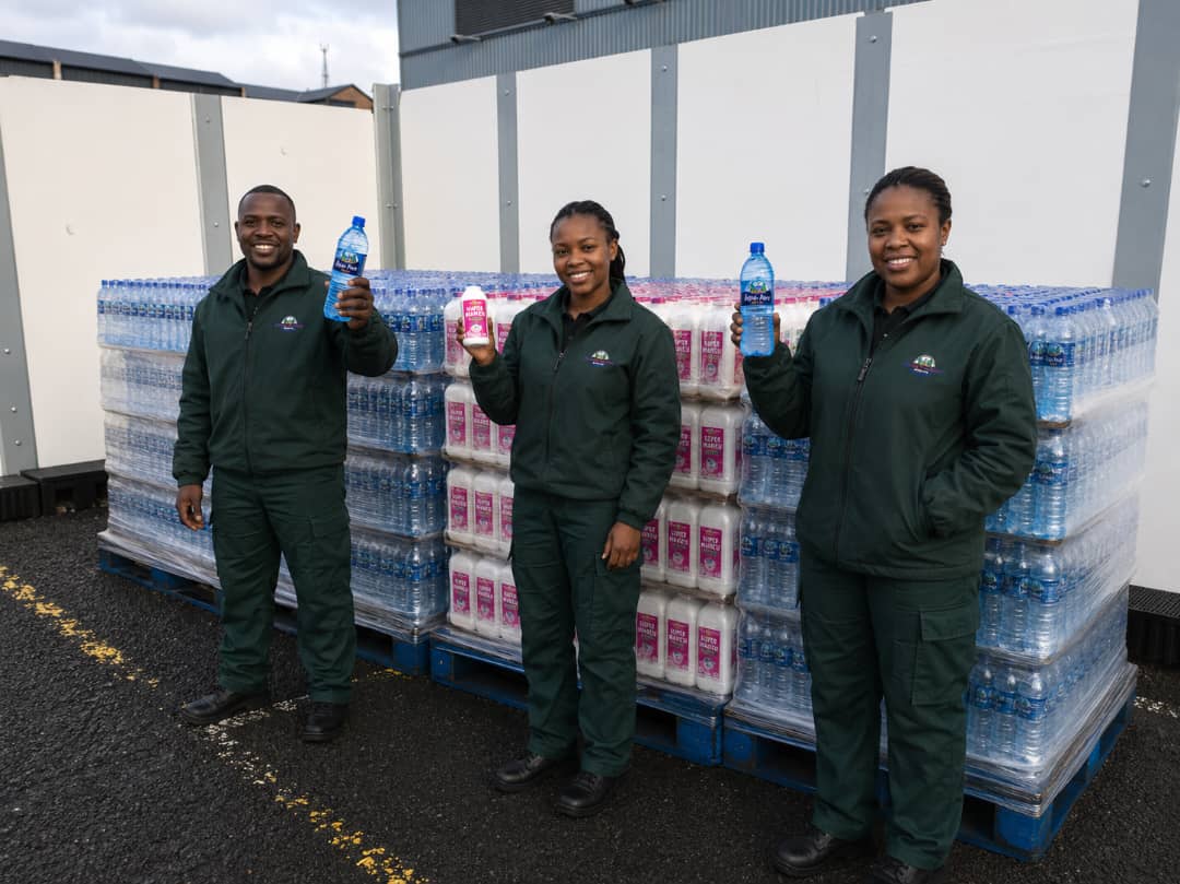 Bowler Beverage team supporting communities across Malawi.